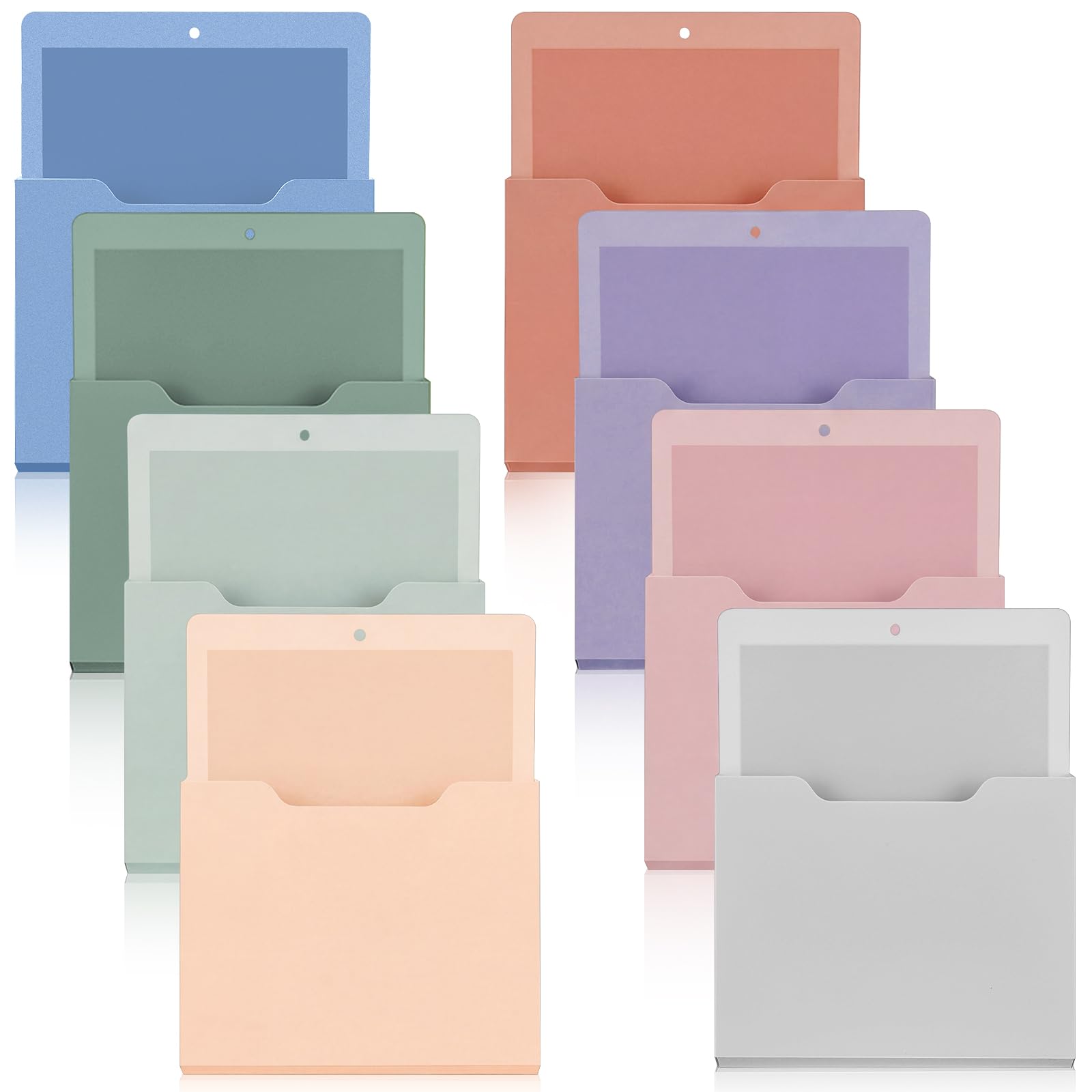 Soporte de papel magnético para solucionar el desorden de correo y hojas en superficies