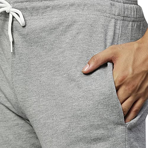 Image of Hubberholme Men's Slim Fit All Season Wear Cotton Track Pants - Trackpant with Drawstring Elastic Waistband, Lower for Jogging, Gym, Sports & Dailywear