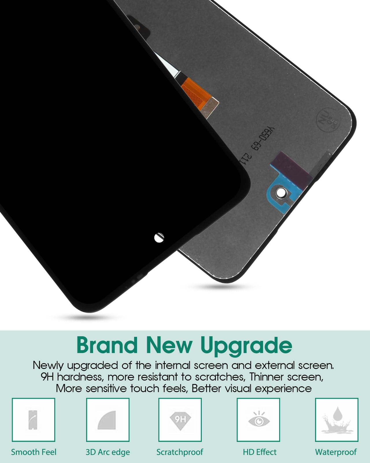 Per Motolora MOTO G22 Schermo di Ricambio Per Motolora MOTO E32 Display LCD Per Motolora MOTO E32S Touch Screen Digitizer Assembly Kit di Parti di Riparazione (nero)