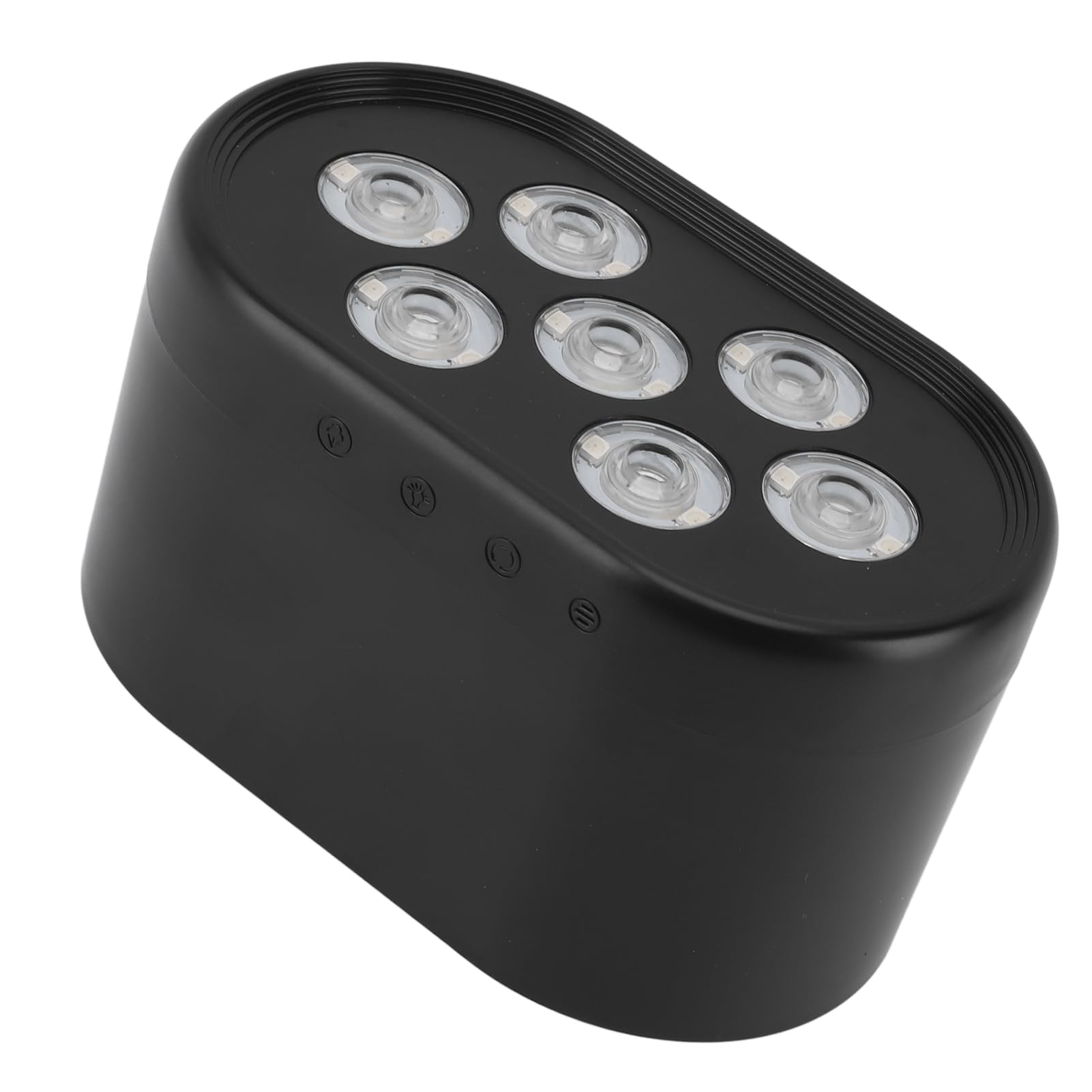 Difusor de aceites Esenciales humidificador difusor de aromaterapia de Niebla fría con Temporizador Ajustable Luces dinámicas silencioso USB portátil ABS PP para el hogar (Negra)