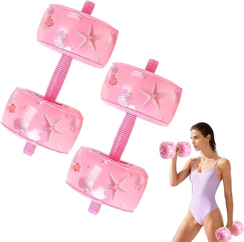 Water Filled Dumbbells Set for Women Travel Weights Adjustable