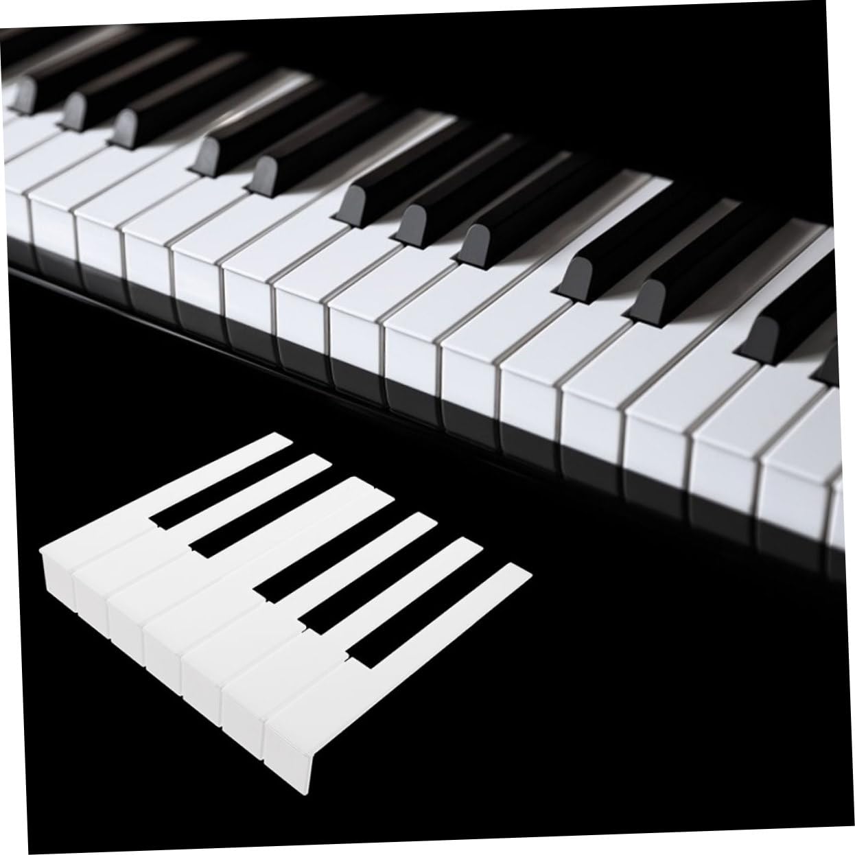 Tasti Pianoforte Professionali 88 Pezzi Bianco per Riparazione | Acrilico Plastico, Ricambio Pratico, per Musicista, Accessori e Strumenti per Manutenzione Tastiera