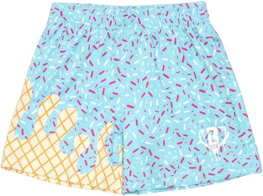 Ice Cream Baseball Shorts for Boys by Baseball Lifestyle 101
