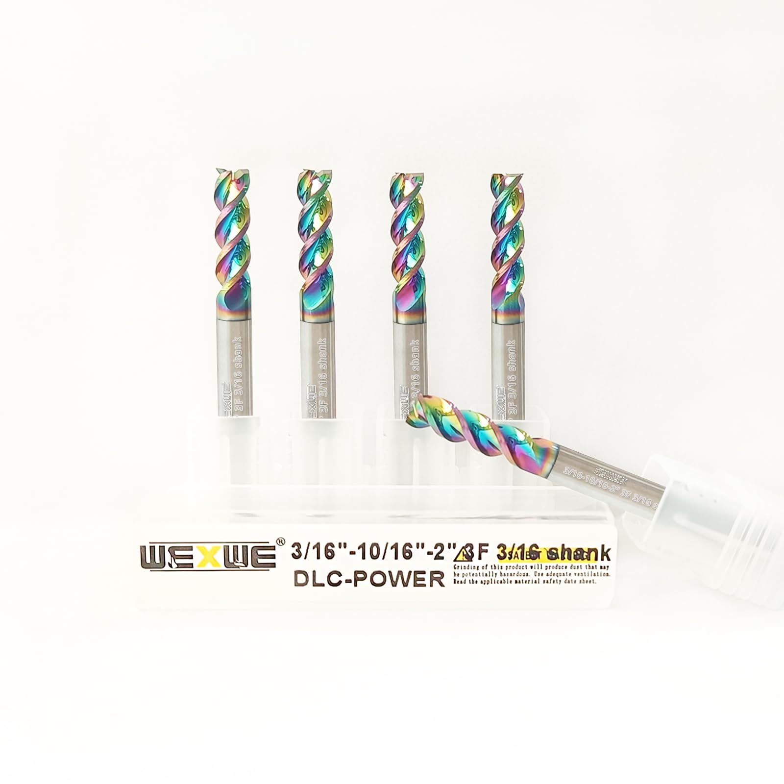 Carbide End Mill Set - Diamond Coating for Metal -28 Carbide End Mill Set - Diamond Coating for Metal -28