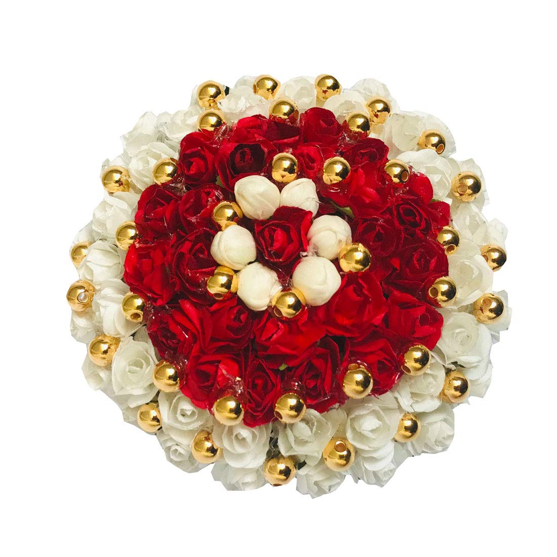 GADINFASHION Bun Juda Maker Flower Gajra Hair Accessories For Women And Girls Multicolor, Pack Of 01 (B089CJ5XKH) Amazon Price History, Amazon Price Tracker