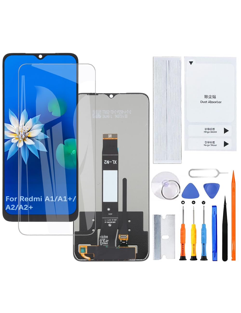 H&LYCYJ Display Schermo per Redmi A1/A2 220733SI 220733SG | Wear toolkit，IPS LCD，Display HD，Sostituire lo schermo，Per i modelli:220733SL 220743FI 220733SH 220733SFG 23028RN4DG