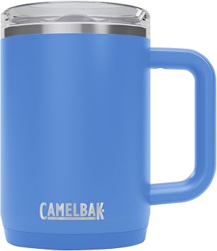 CamelBak Thrive Insulated Stainless Steel Mug, Leak Resistant Design for Hot and Cold Drinks and Everyday Travel, 16oz, Sky Blue
