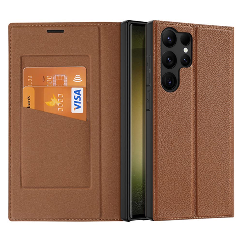Funda para Samsung Galaxy S23 Ultra ideal para viajar sin cartera gracias al tarjetero 7