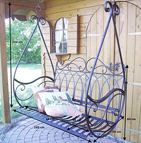 Schaukel Hängebank Gondel Hängesessel aus Metall Avis 1868 Gartenbank - 3