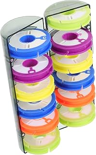 LIOOBO Suporte De Armazenamento De Roda De Pesca Ferramenta De Pesca Equipamento De Pesca Suporte De Líder De Pesca Estojo Protetor De Carretel Suporte De Roda De Pesca Suprimentos De