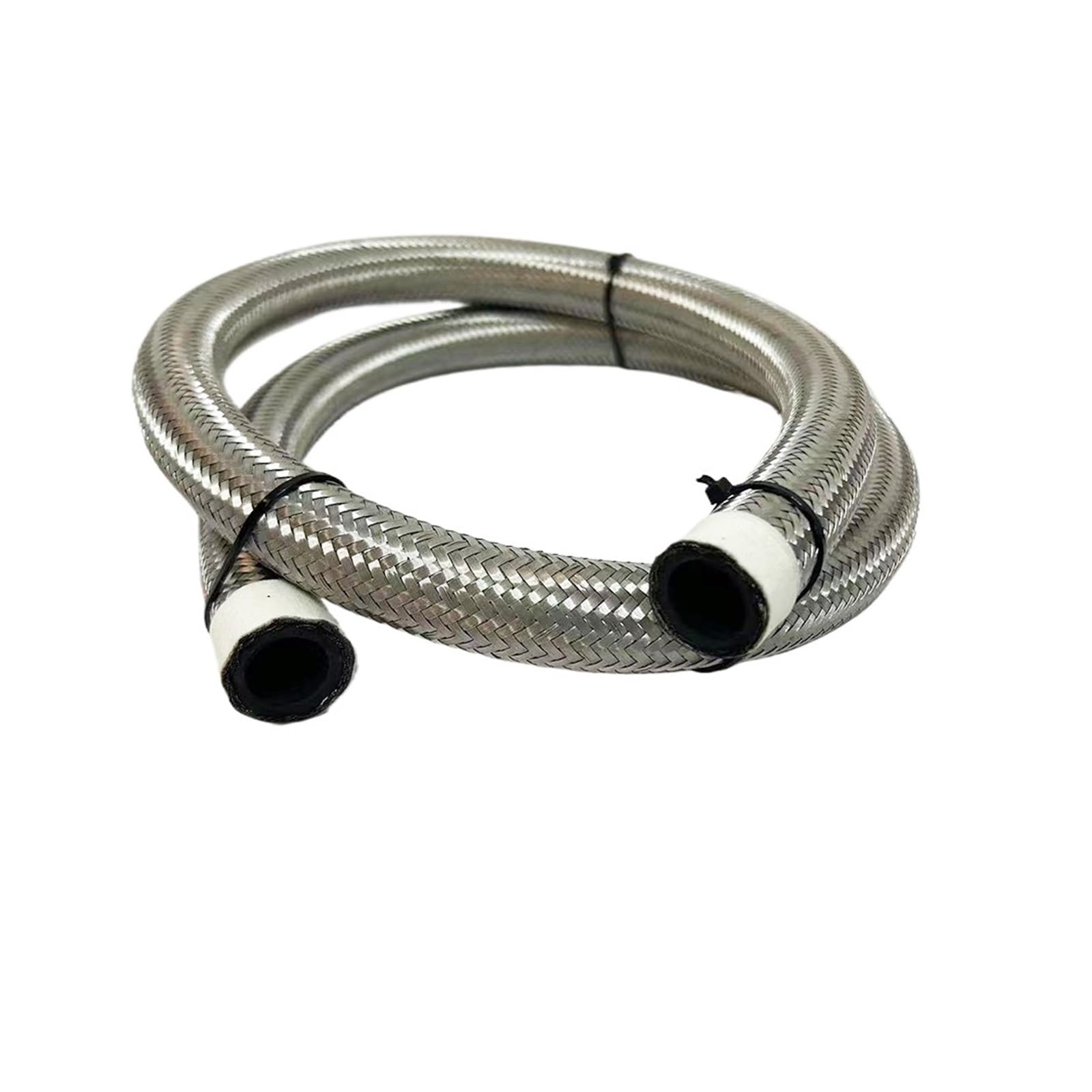 1pcs Braided Fuel Hose - AN4 to AN20 CPE Rubber & Stainless Steel Oil Gas Cooler Line(Steel Braid CPE AN20,10M)