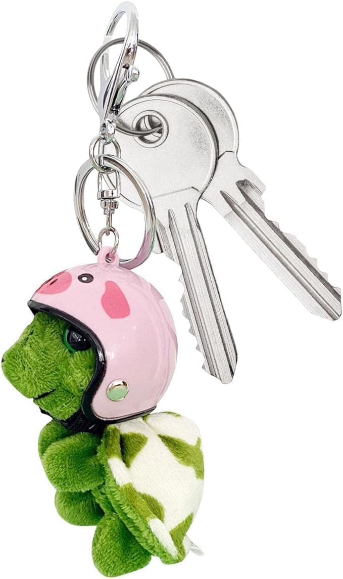 Turtle Keychain, Cute Plush Pendant, Plush Pendant, Cute Fabric Tie Cartoon Mini Doll, Small Green Decorative Cartoon Turtle, For Birthday Christmas Accessories，Men and Women‘s Keyrings and Keychains