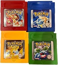 Pokemon Gameboy Color Collection Pack de 4 (verde, azul, rojo, amarillo) Videojuego para 16 bits