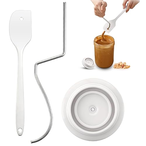 Enhon Natural Peanut Butter Stirrer Kit, 11.3in 304 Stainless Steel