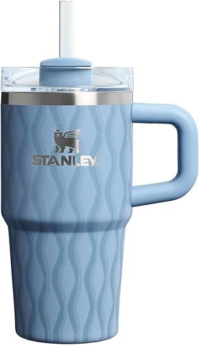 Miniatura 120 de STANLEY Quencher H2.0 - Vaso con asa y popote de 30 onzas Tapa de 3 posiciones Flowstate Compatible con portavasos para viajes Taza de acero