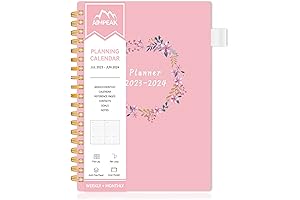 AIMPEAK Pink Planner 2023-2024