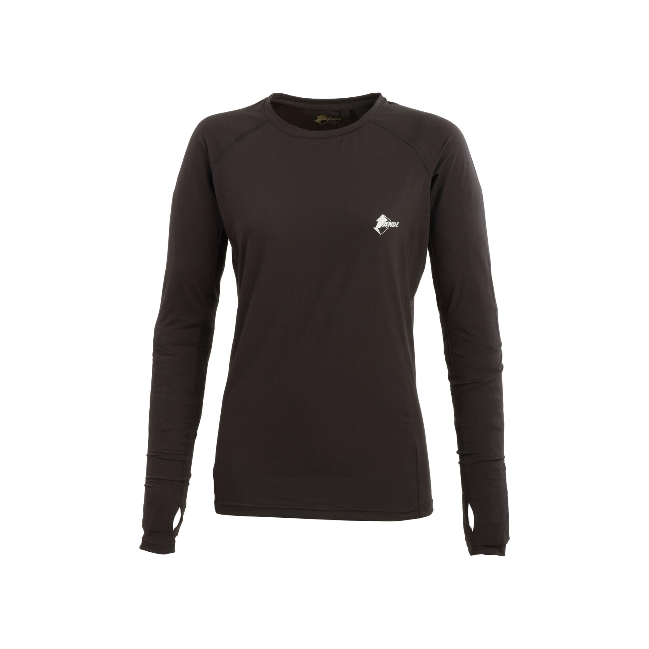 ANDE W33017-0590 Langes Oberteil für Damen, Schwarz