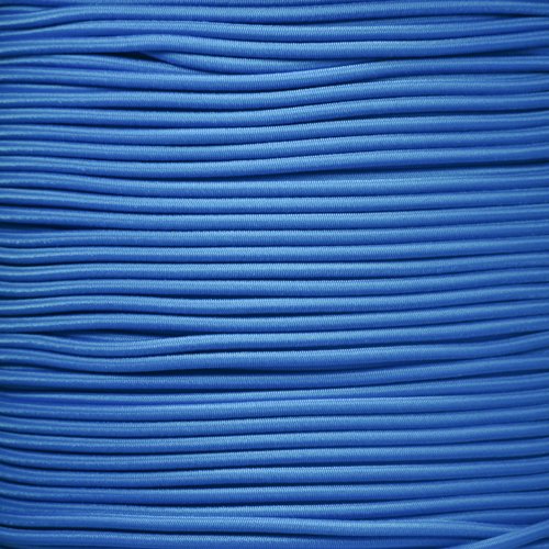 West Coast Paracord Bungee Elastic Nylon Shock Cord (1/8 Inch x 1000 Feet, Colonial Blue) โ image 1