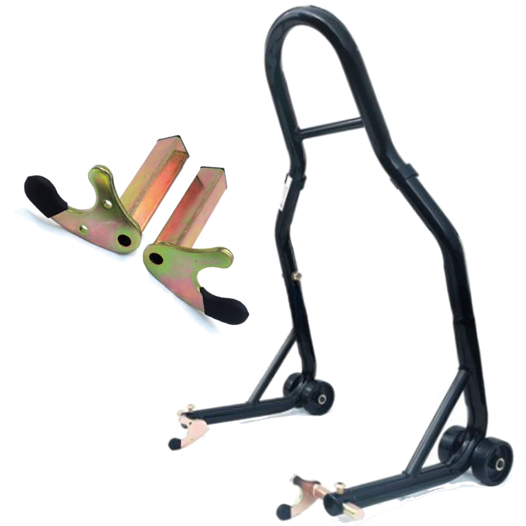 Supports En U Pour Béquille Moto - 2 Pièces, Charge 400 Kg, Universels Pour VTT/roadster