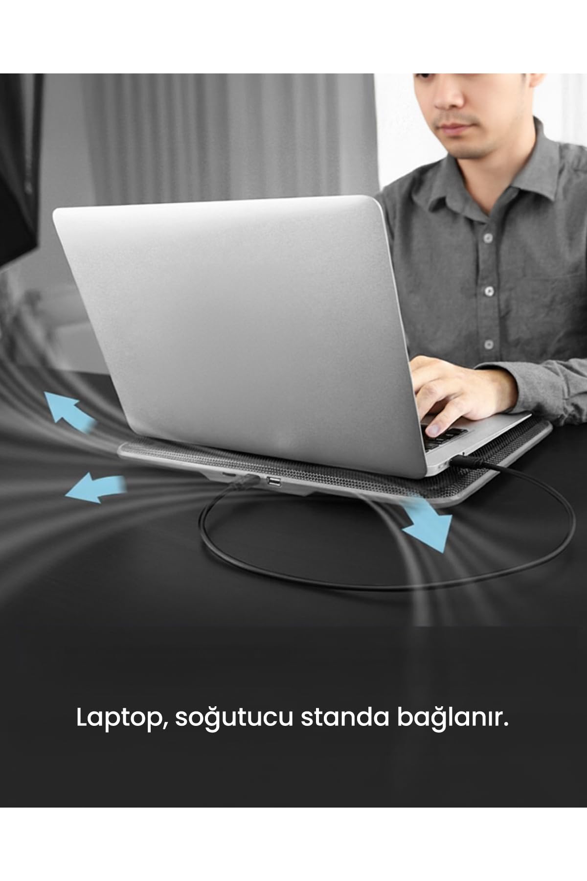Ugreen USB to USB Data ve Şarj Kablosu, 50 Cm