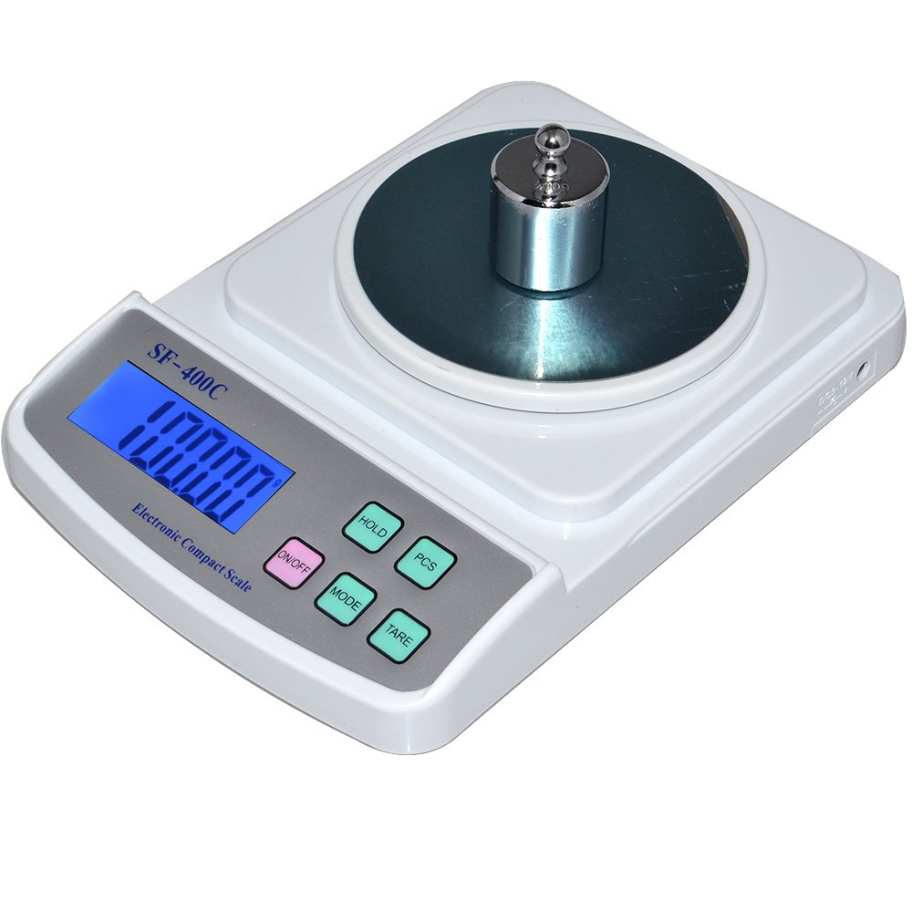 CGOLDENWALL Juego de 16 piezas M2 5000 g de peso de calibración de acero chapado en gramos con estuche y pinzas para joyería digital balanza de laboratorio de ciencias pesos educativos y pasatiempos