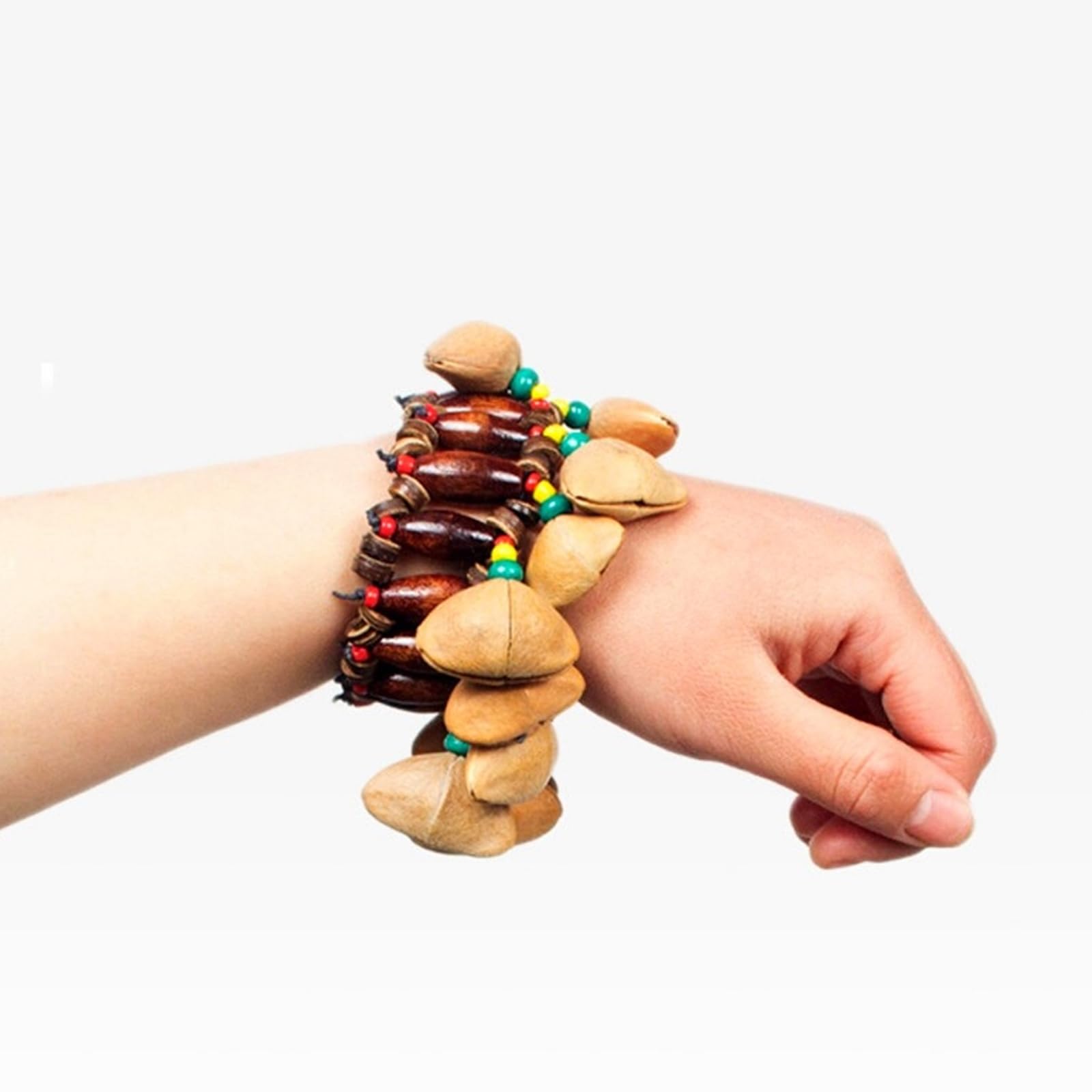 Nutshell Handglocken, Musikzubehör, Handglocke, handgefertigt, künstlerischer Shaker, tragbare Musikglocken, geeignet für verschiedene Anlässe