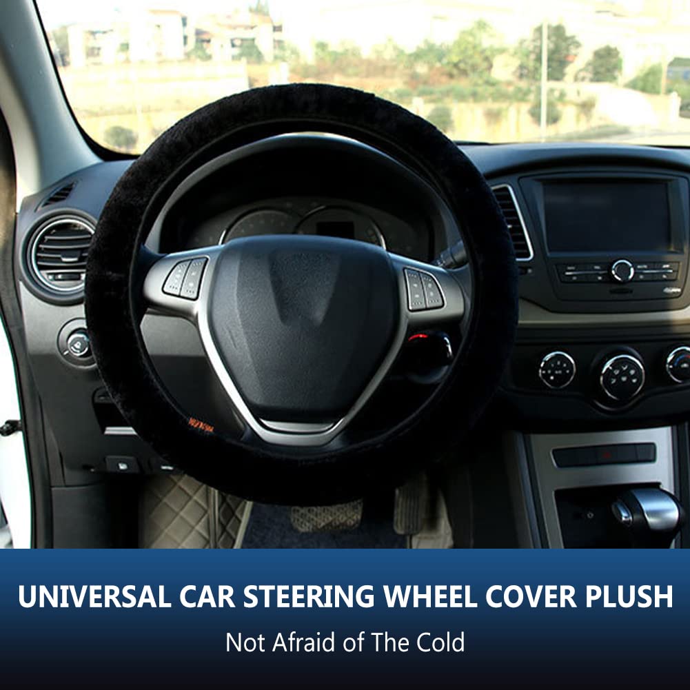 Plüsch Lenkradbezug Winter - Weiche Lenkradabdeckung Für Kalte Tage