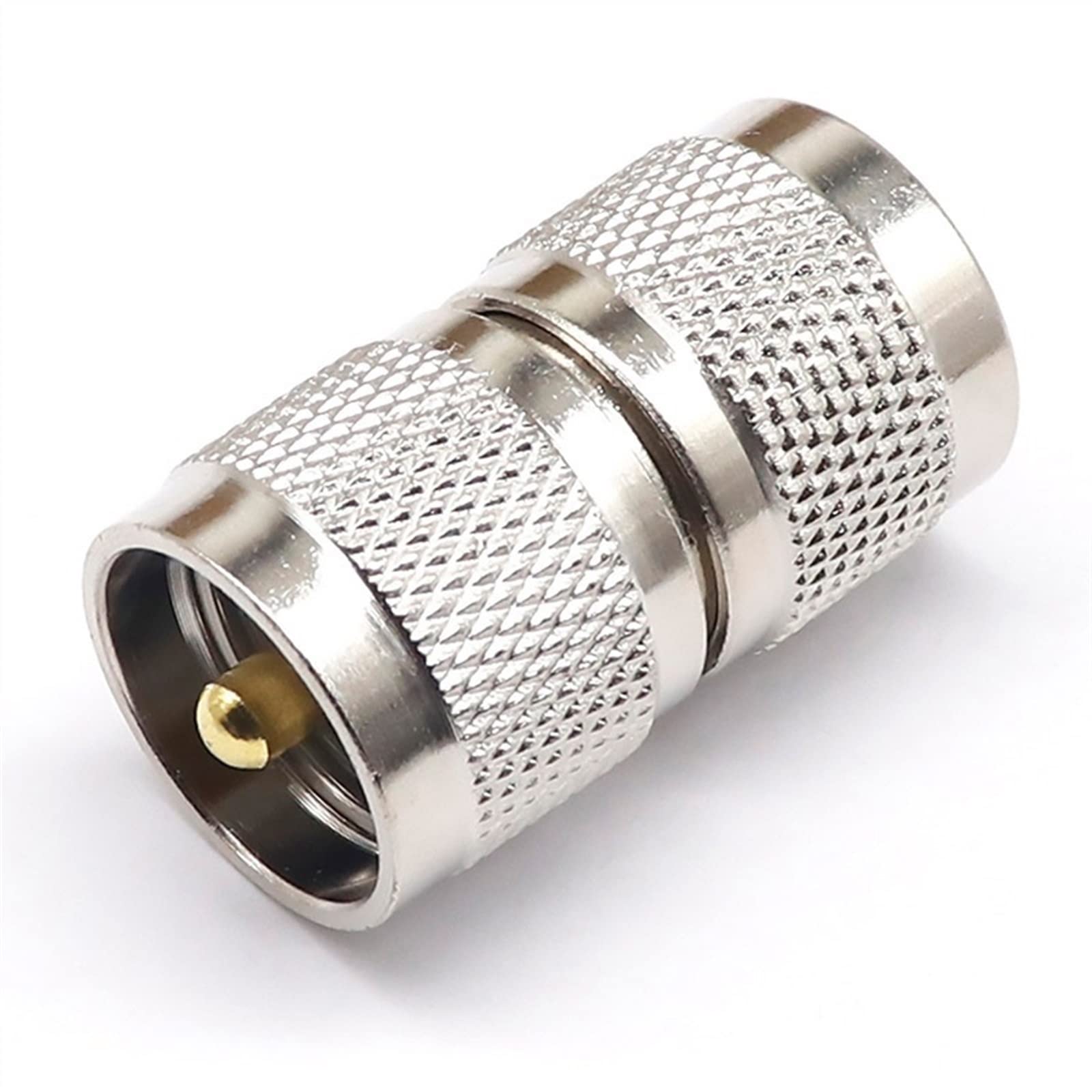 Adaptador RF de cobre UHF macho a macho conector de alta conductividad