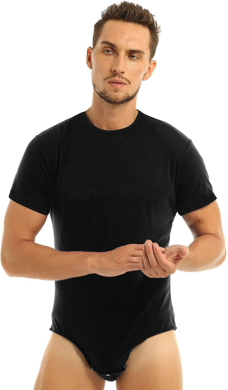 Body Da Uomo In 2 Pezzi In Spandex Rosa