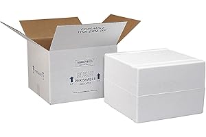 Polar Tech XM15C Thermo Chill Expand-em Series Insulated Carton for Dry Ice...