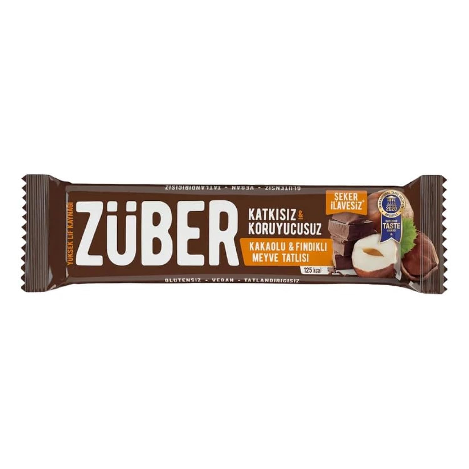Zuber Hazelnut & Cocoa Fruit Bar 35g