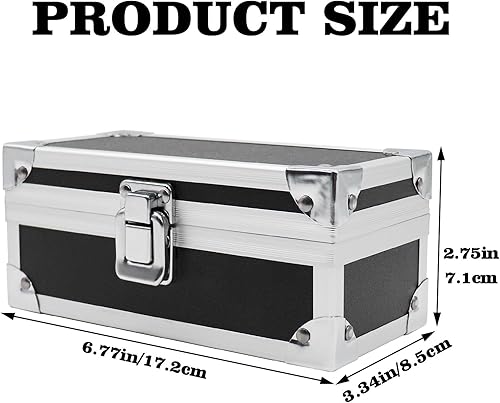 Miniatura 6 de Caja de dinero con cerradura, Caja de dinero de aleación de aluminio para efectivo, Soporte de dinero, Organizador de efectivo, Bandeja de moneda de