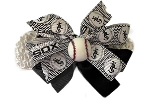 White Sox Baby Girl Boutique Bow Crocheted Headband