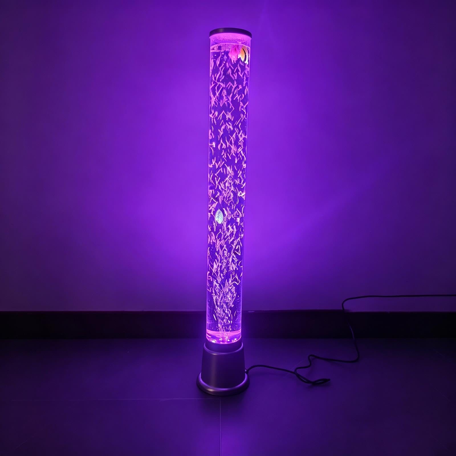 2.5ft Bubble Tube Lampka Podłogowa Sztuczne Ryby Światło Sensoryczne