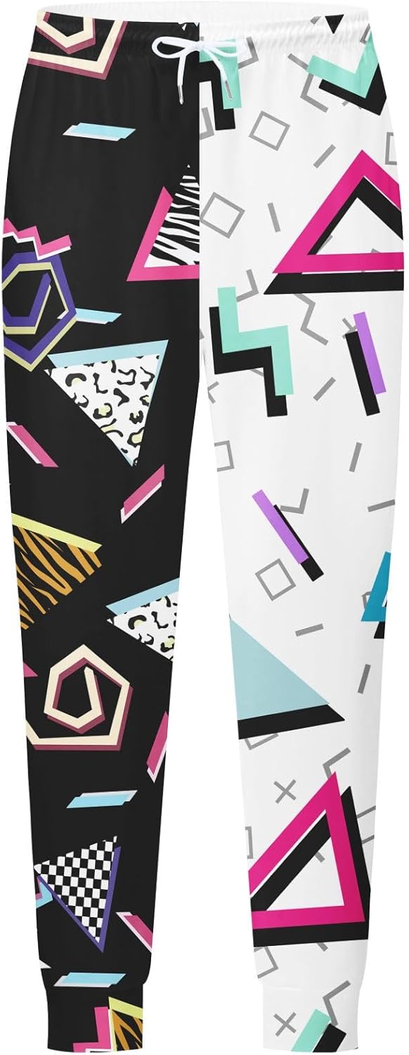 Retro 80s 90s outfit for men tracksuits sweatsuits for men 2 piece set Jogging Warm Up Zip with 2 Knit Beanie hat