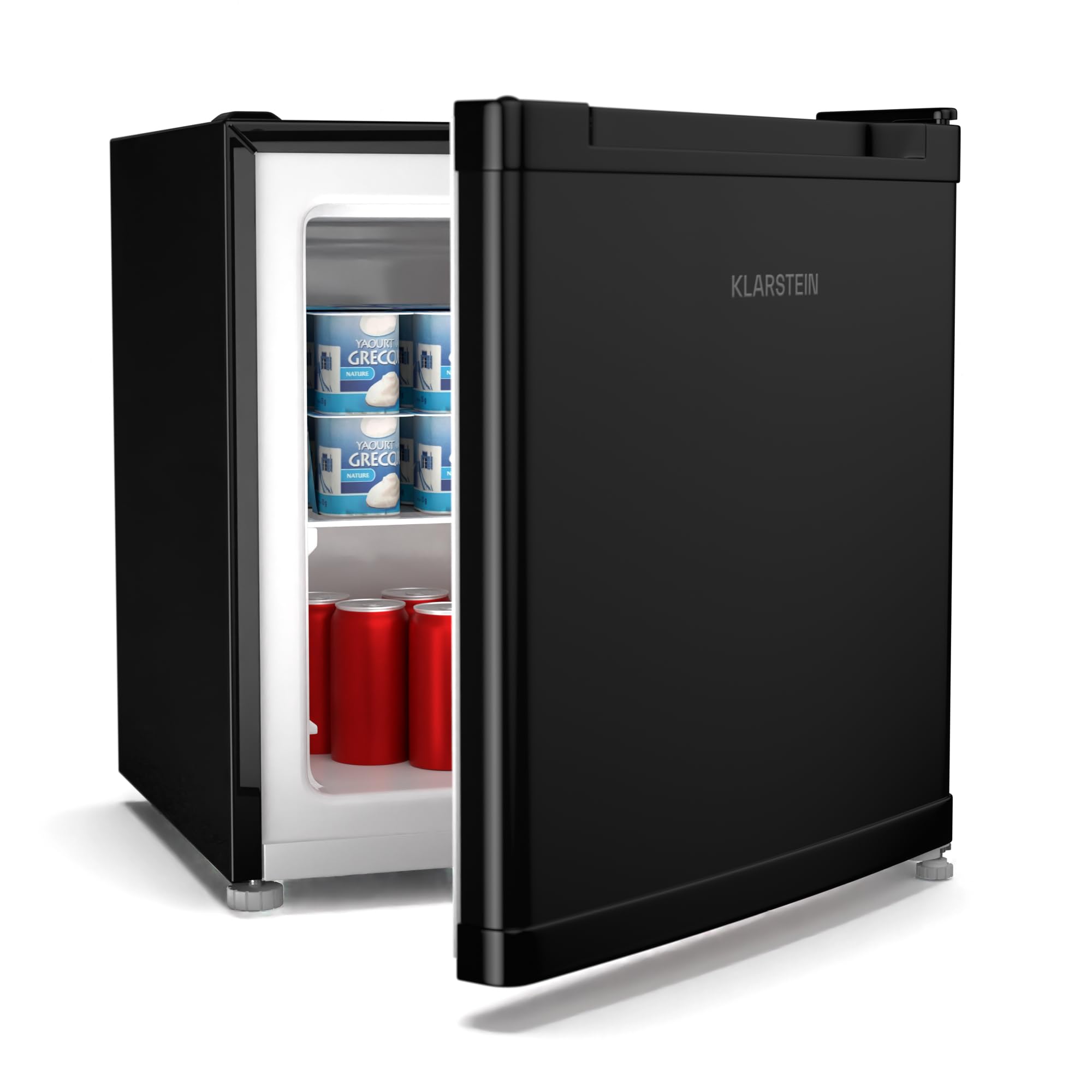 KLARSTEIN Irene Mini Nevera, 31L Nevera/Congelador Compacto Con Temperatura Ajustable -24°C A 10°C, Eficiente Energéticamente, Silencioso 38 Db Para Dormitorios & Espacios Pequeños