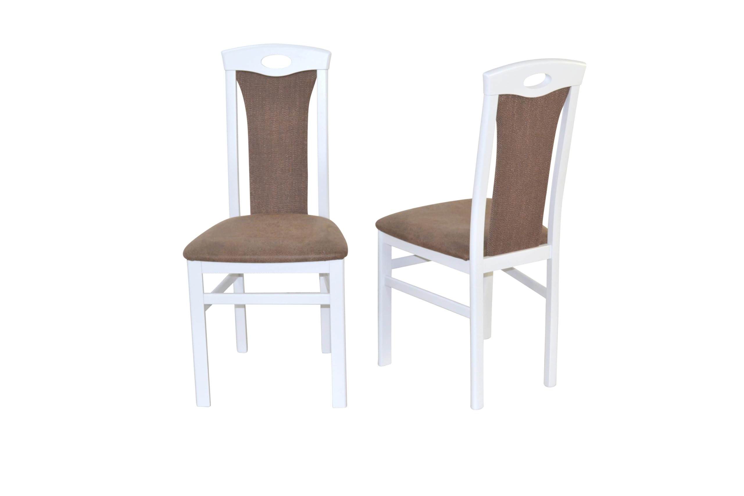 Eckbankgruppe (4teilig) Caro II weiß/braun