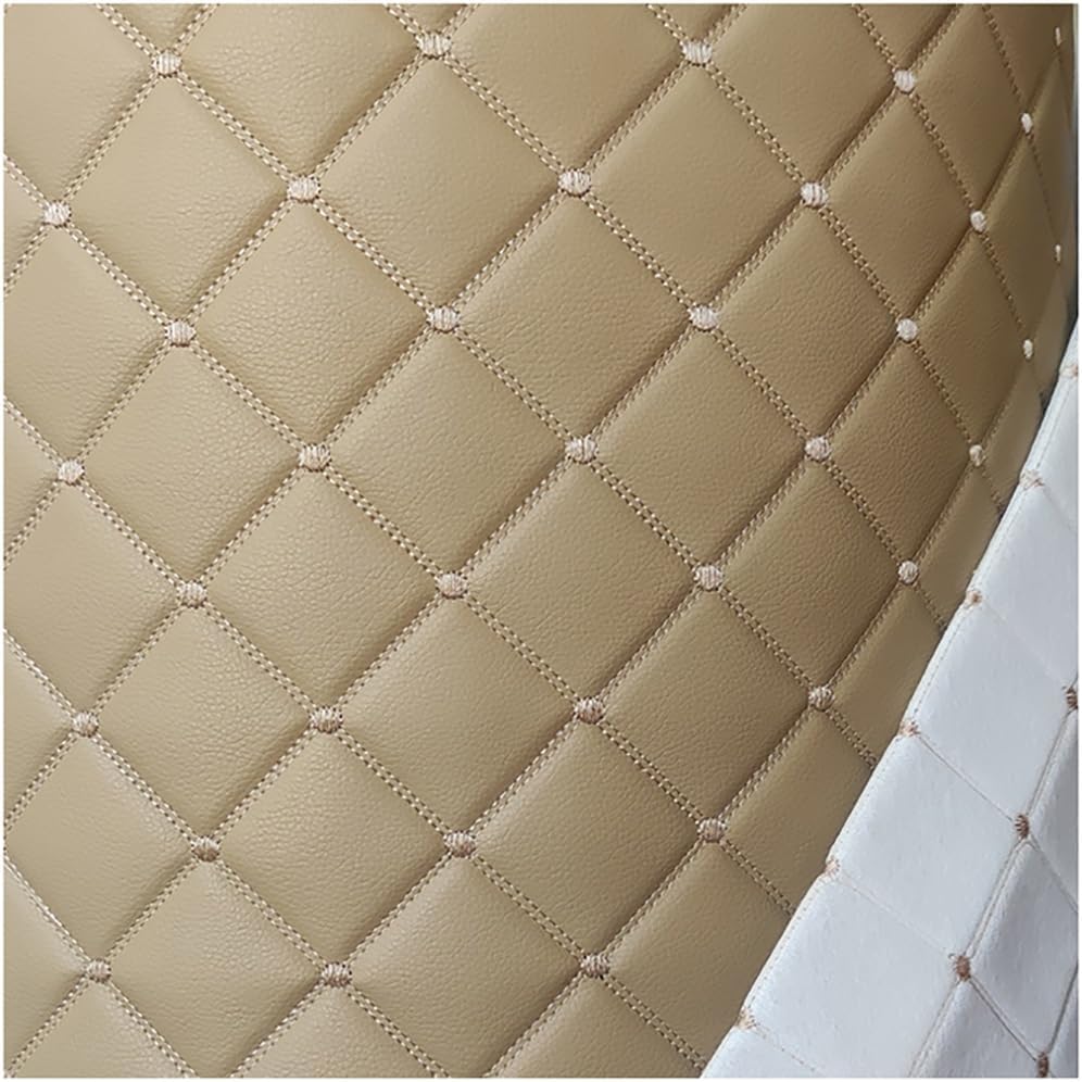 合皮 生地 合成皮革 フェイクレザー レザー 幅160㎝ ソフト pvc leather 補修 手作り かばんの作りに(Khaki,