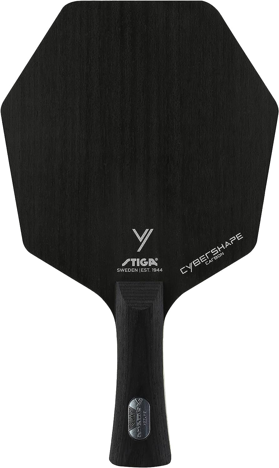 STIGA Cybershape Carbon Table Tennis Blade - Larger Hitting Area, Improved Sweet Spot & Control - ITTF Approved Ping Pong Paddle