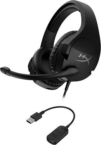 Miniatura 12 de HyperX Cloud Stinger S - Auriculares para juegos, para PC, sonido envolvente virtual 7.1, ligeros, espuma viscoelástica, cuero sintético suave,