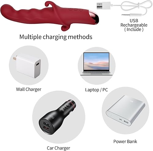 Miniatura 6 de Herramientas para adultos para mujeres, juguetes de orejas de conejo, 10 potentes modos de vibración, silicona realista, impermeable, diseño en