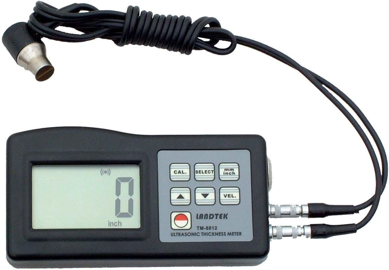 TR-Z-TM-8812 Ultrasonic Thickness Meter 1.0~200mm Hard Materials Corrosion Tester Monitor Gauge