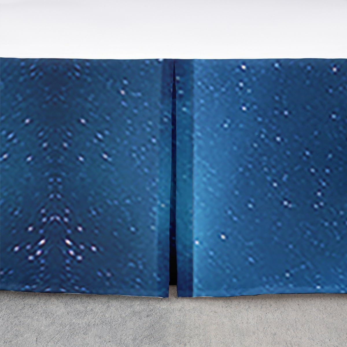 Feelyou Wolf Bedding Bed Skirts Queen Size Wolves Howling Bed Skirt for Boys Teens Decor Aurora Dust Ruffle Pleated Bedskirt Moon Wolf Bedroom Mountain Fitted Sheet 3Pcs