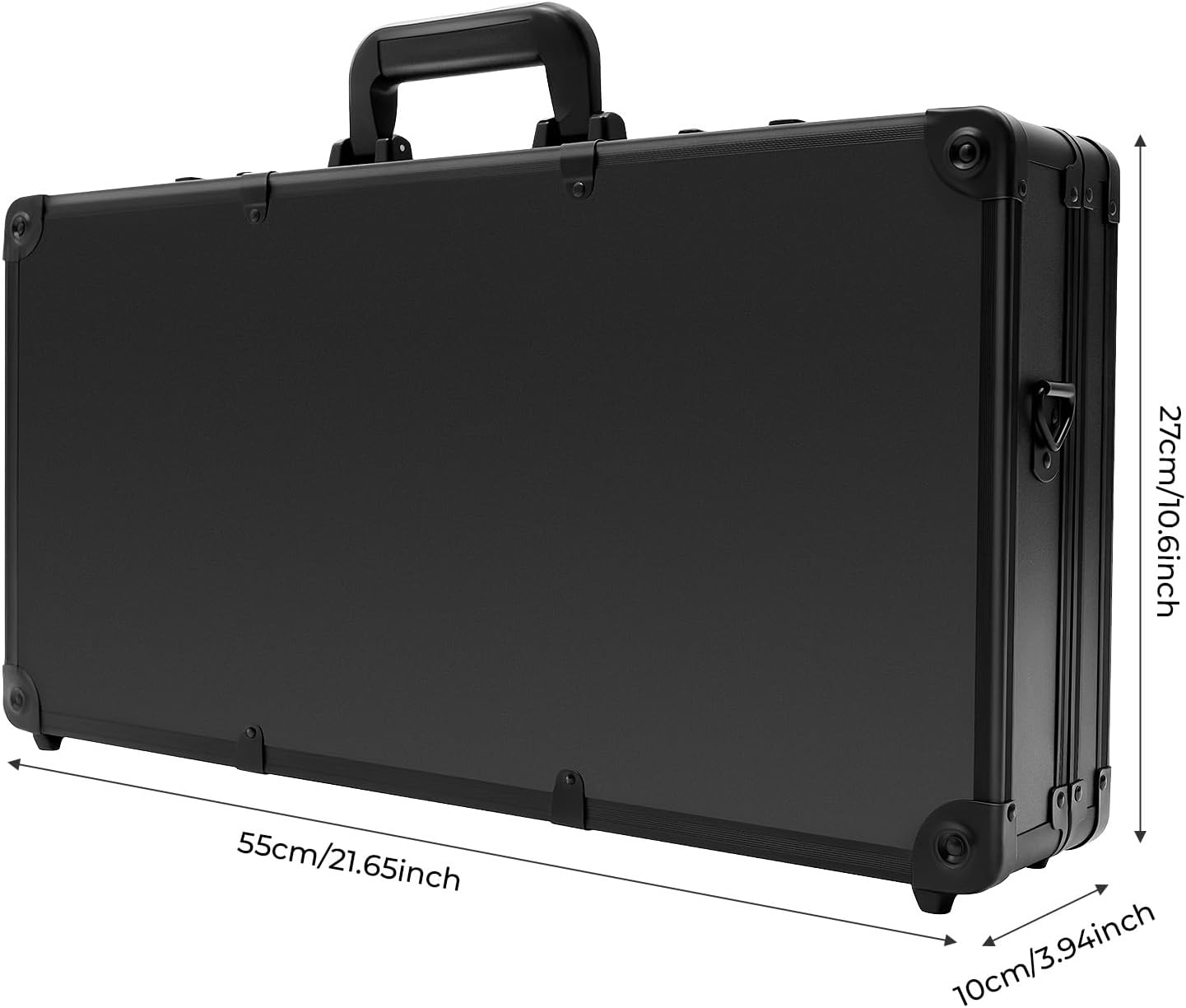 Barber Supplies Case, 21.65" Barber Carrying Tool Case with Code Lock Professional Barber Cases Hair Scissors Clippers Trimmer Organizer for Hair Stylist & Pet Groomer Black