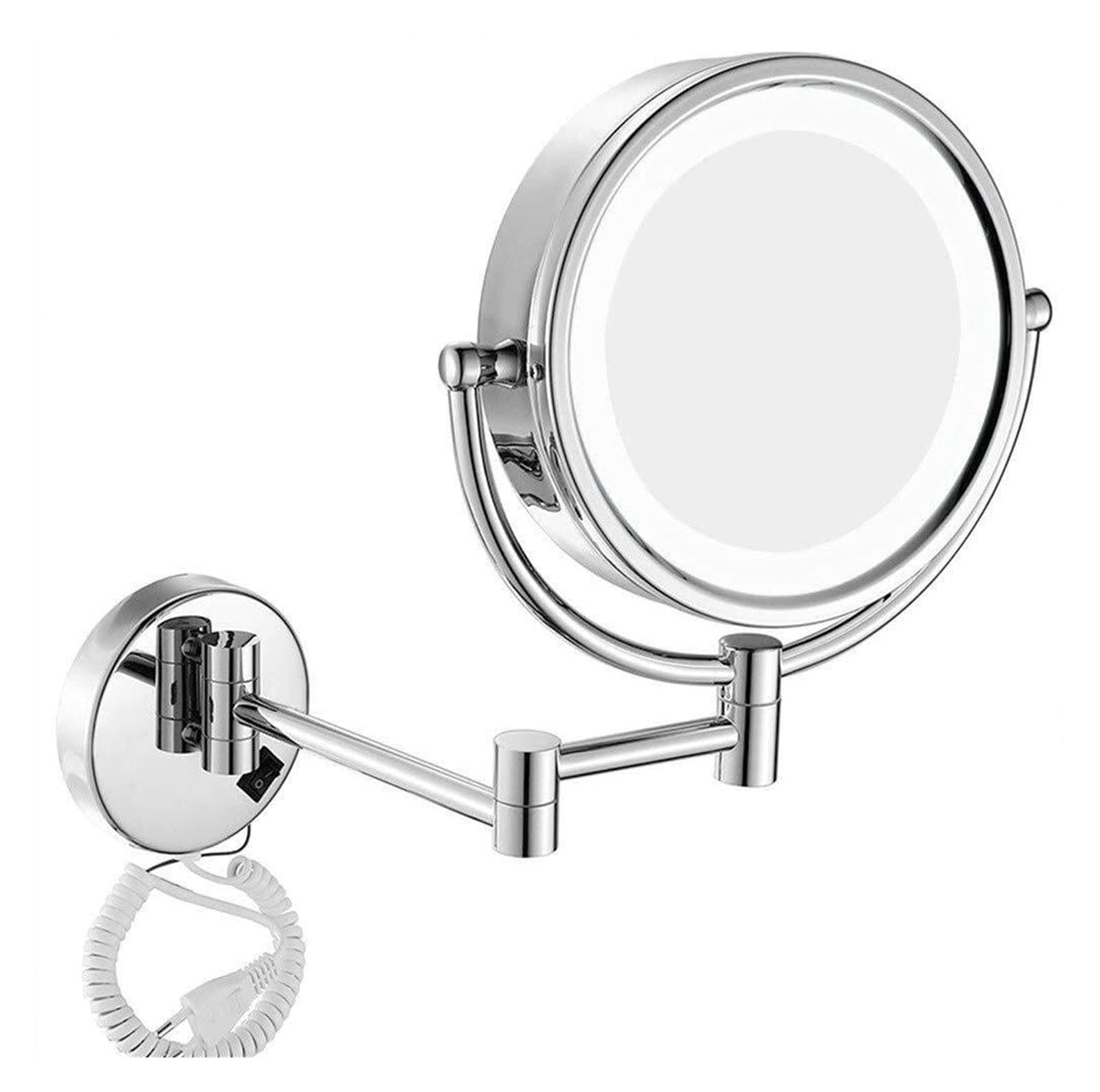 Miroir de maquillage avec lampe pour une routine beauté salle de bain