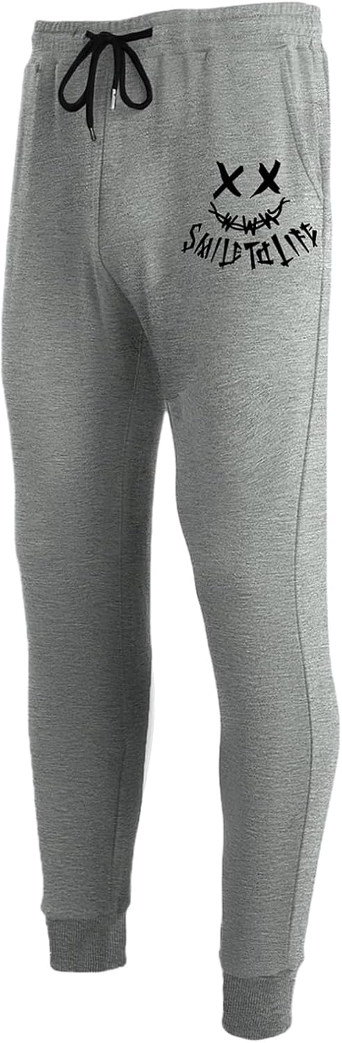 JMIERR Mens Sweatpants Tapered Gym Running Workout Pants Athletic Drawstring Joggers with Pockets - Image 7