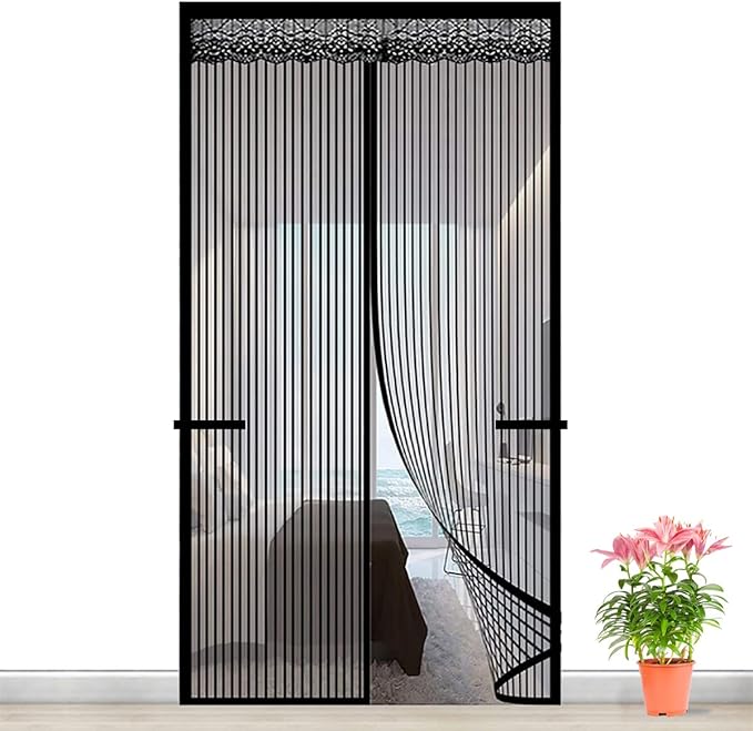 Moustiquaire Fenêtre Magnétique, Maille Rideau Anti Moustique