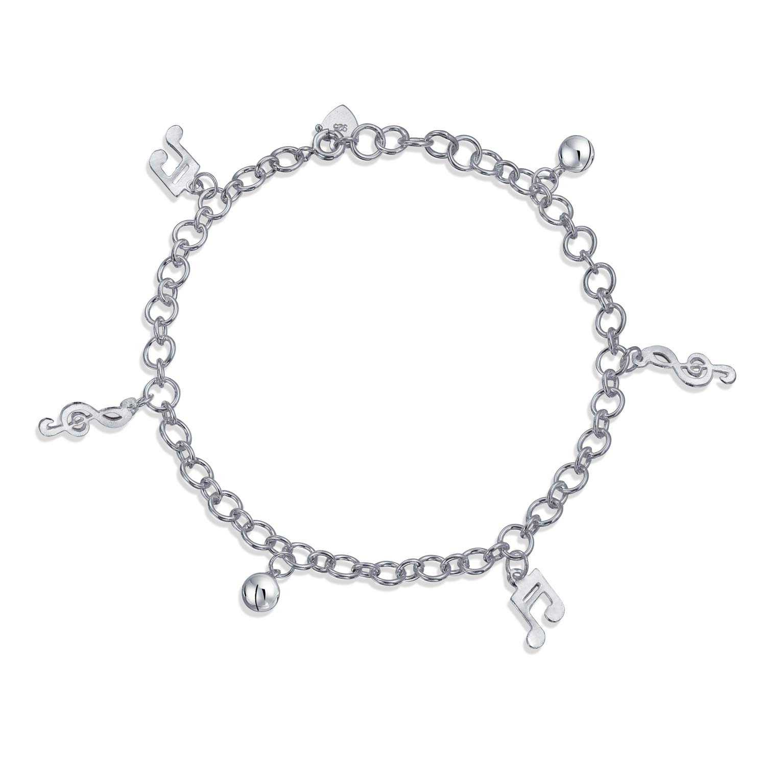 Piccoli orecchini a perno con ciondolo a forma di ottavo note musicali, per musicisti, donne, insegnanti, studenti, in argento Sterling 925