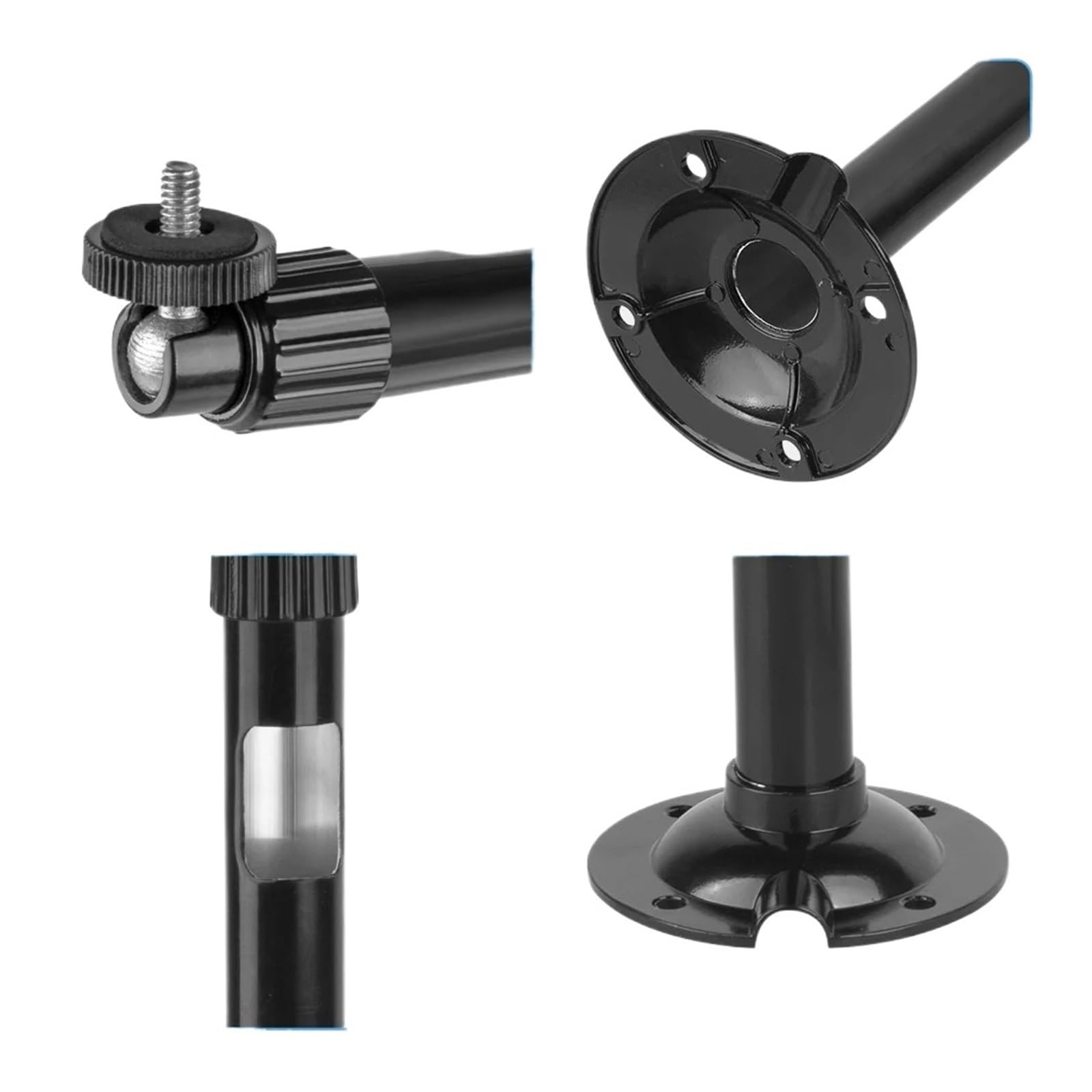 Supporto for Proiettore, Gancio for Proiettore In Alluminio Nero
