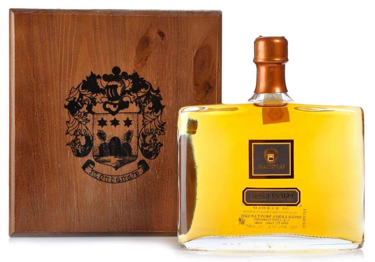 Grappa di Barolo Millesimata 2006 Distilleria Montanaro in cofanetto di legno